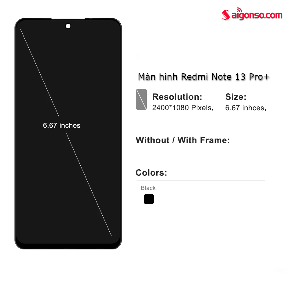 màn hình redmi Note 13 Pro Plus